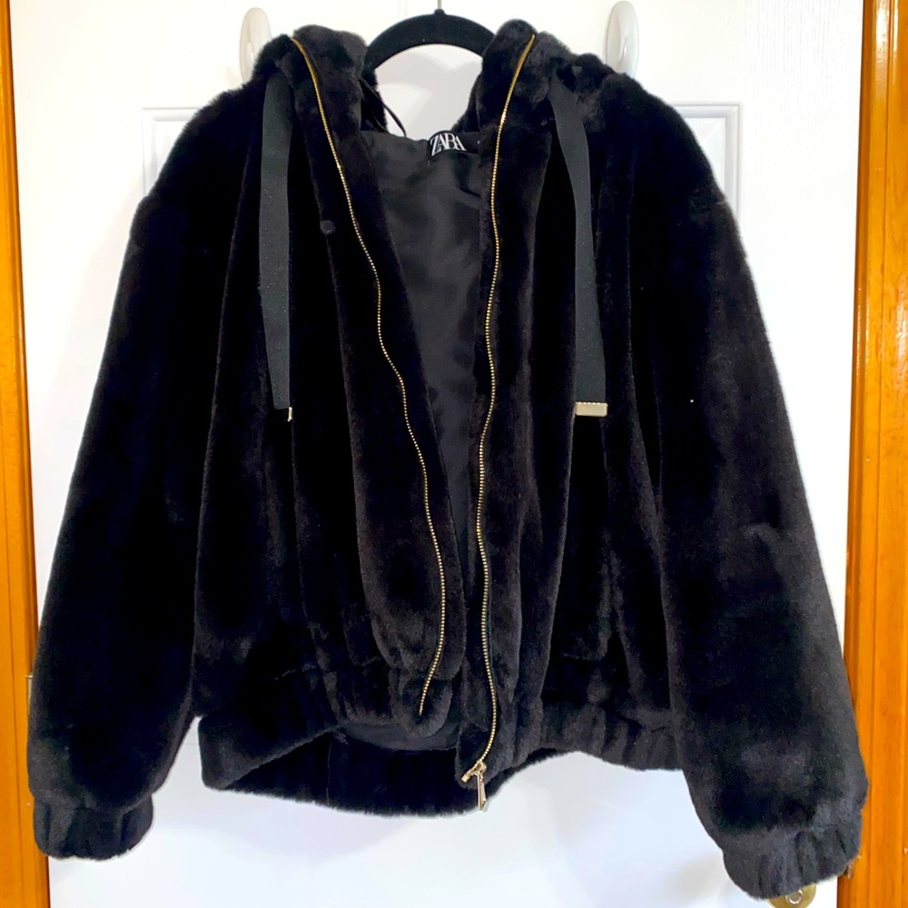ZARA Fur Teddy Jacket! BRAND NEW